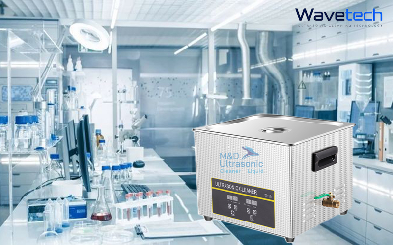 Máy rửa siêu âm phổ biến trong phòng thí nghiệm