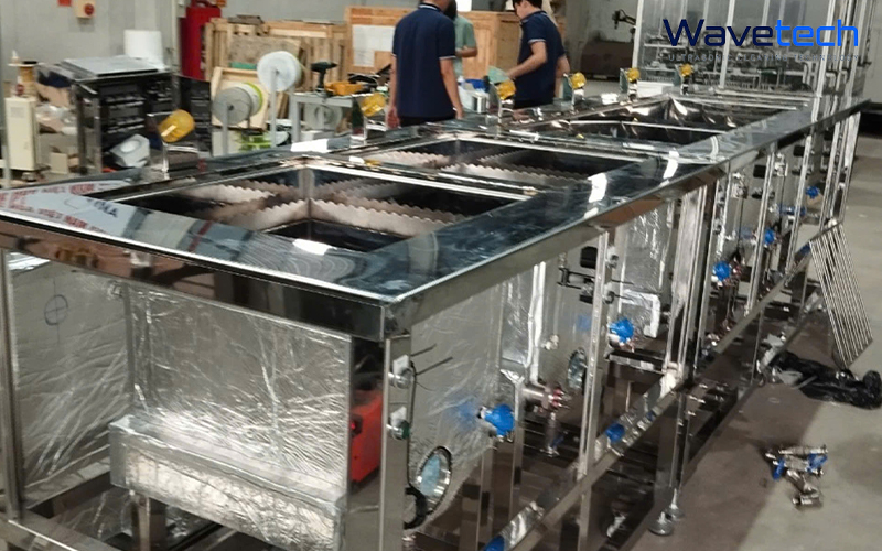 Thiết Kế,Sản Xuất máy Rửa Đa Bể Cho Ứng Dụng Rửa Niken Lắp Đặt Ở VSIP Hải Phòng