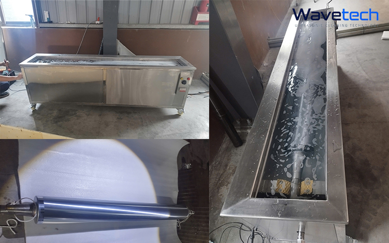 Wave Tech bàn giao máy rửa siêu âm làm sạch ru lô tại xưởng khách hàng: Giải pháp tối ưu cho ngành in ấn và cán màng